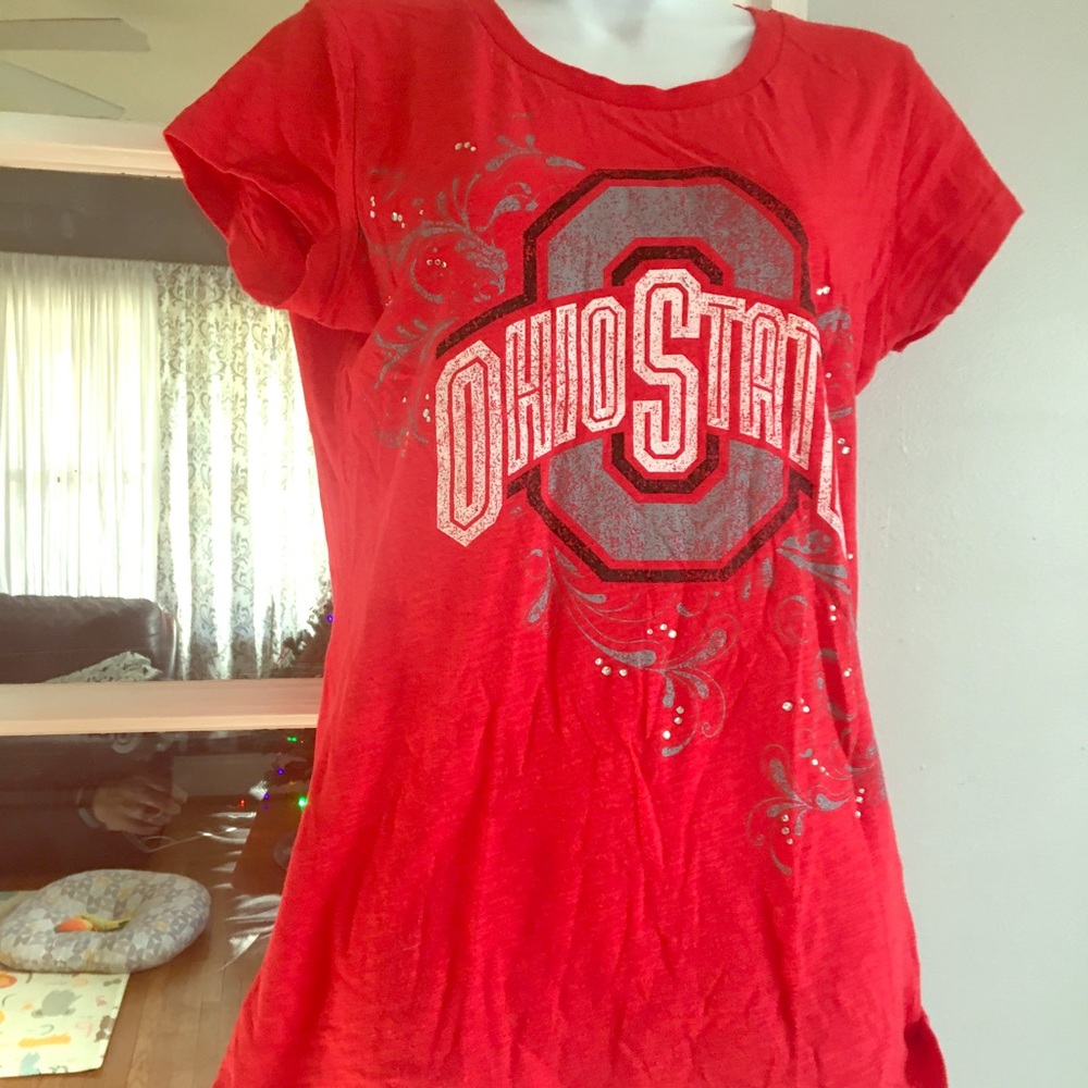 Sparkly Ohio state tee